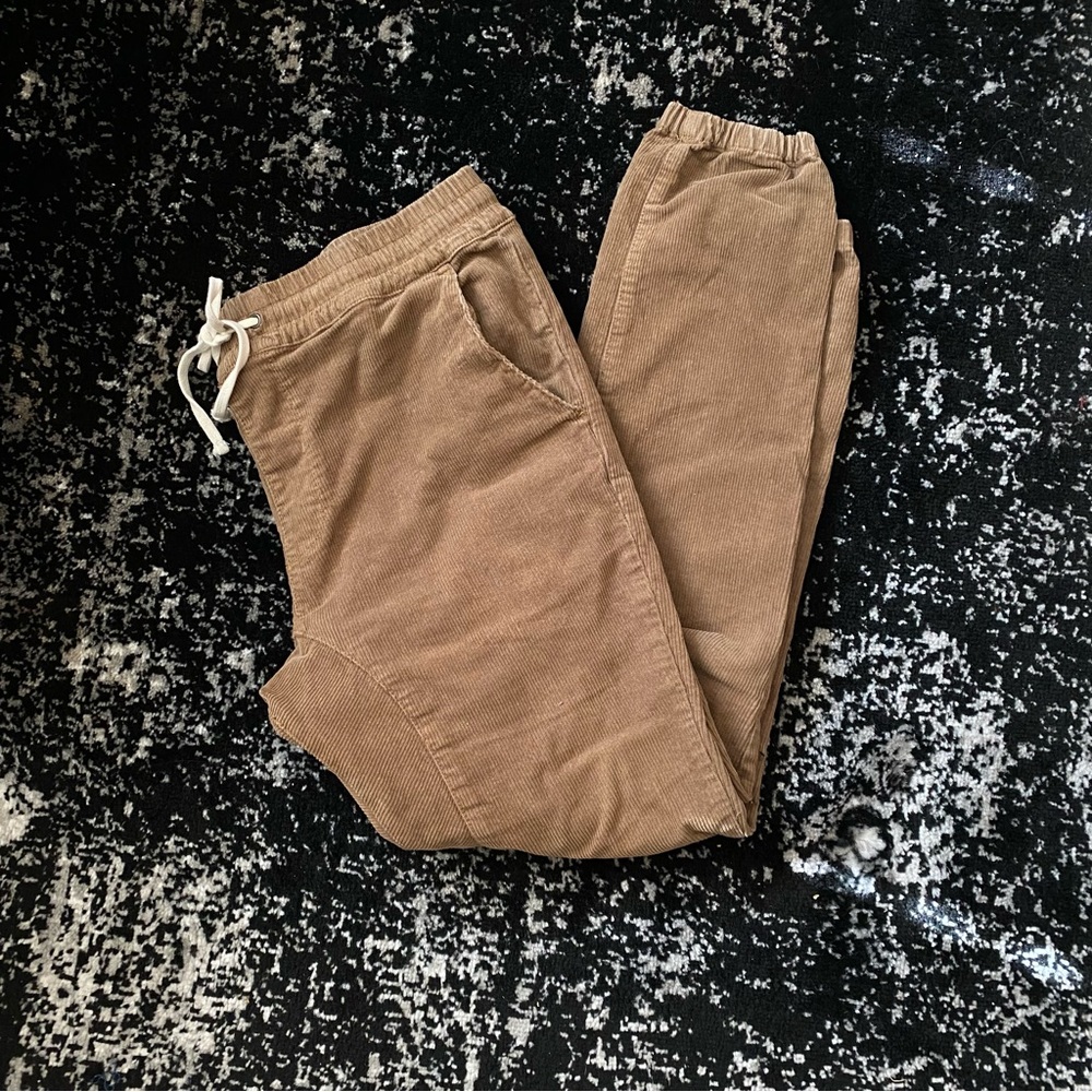 Brown Corduroy Joggers